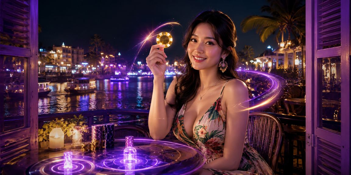 Khách hàng đang chơi Jackpot tại quán cà phê Mekong, Việt Nam